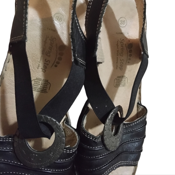 Spring Step Sandals Womens Size 5 Comfy Casual Bohemian Boho Workwear Office - Picture 4 of 4